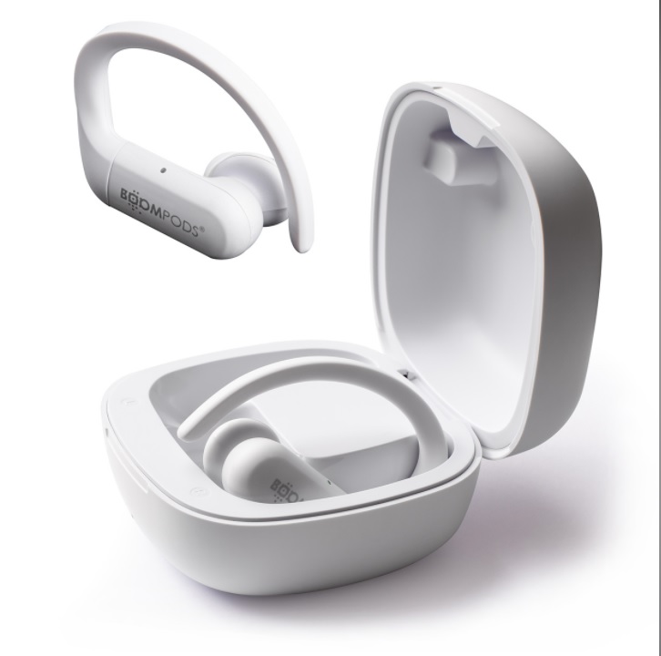 Напълно безжични слушалки, създадени за любителите на спорта, Sportpods TWS White