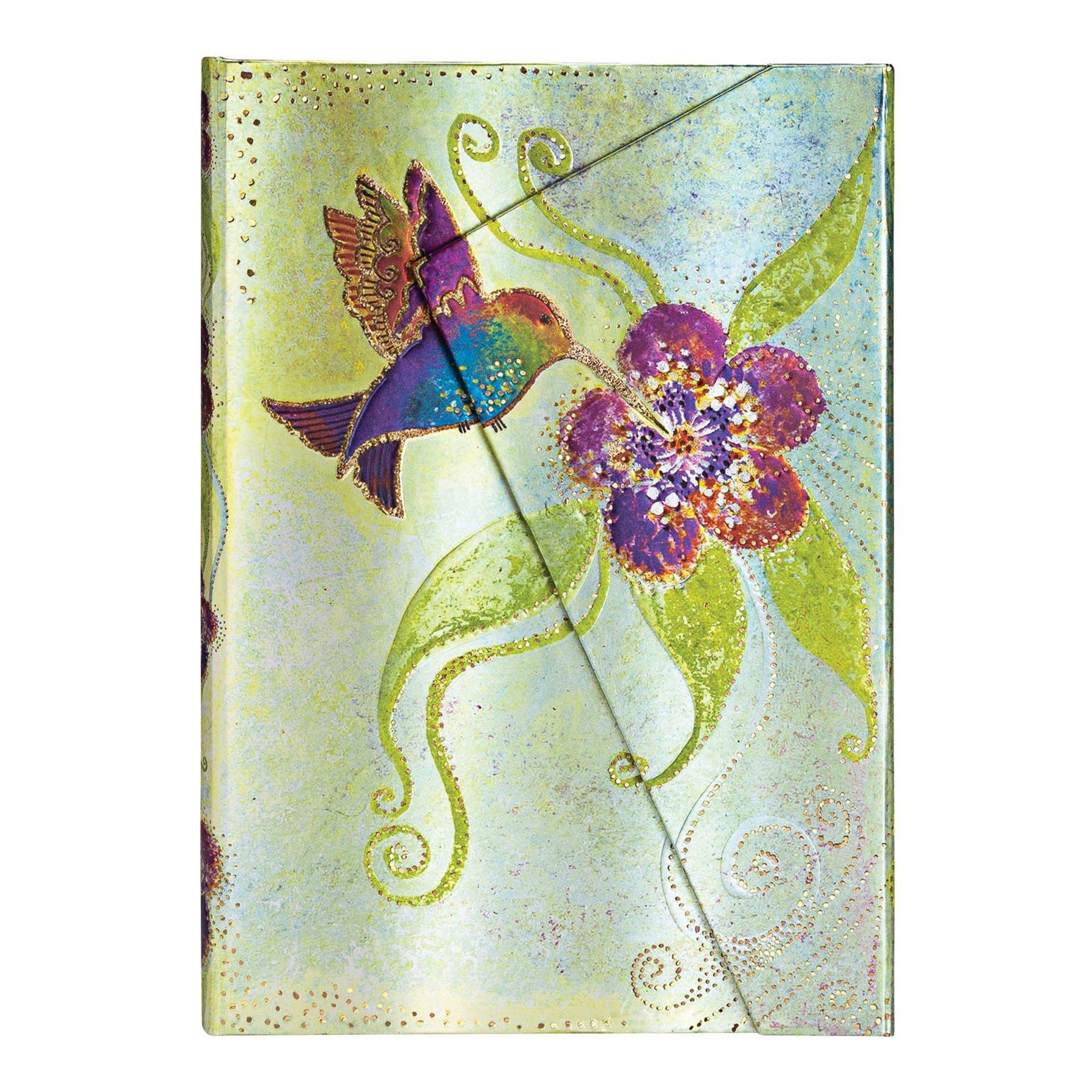 Paperblanks Тефтер Hummingbird, Midi, твърда корица, 80 листа | JAR Computers Paperblanks Тефтер Hummingbird, Midi, твърда корица, 80 листа