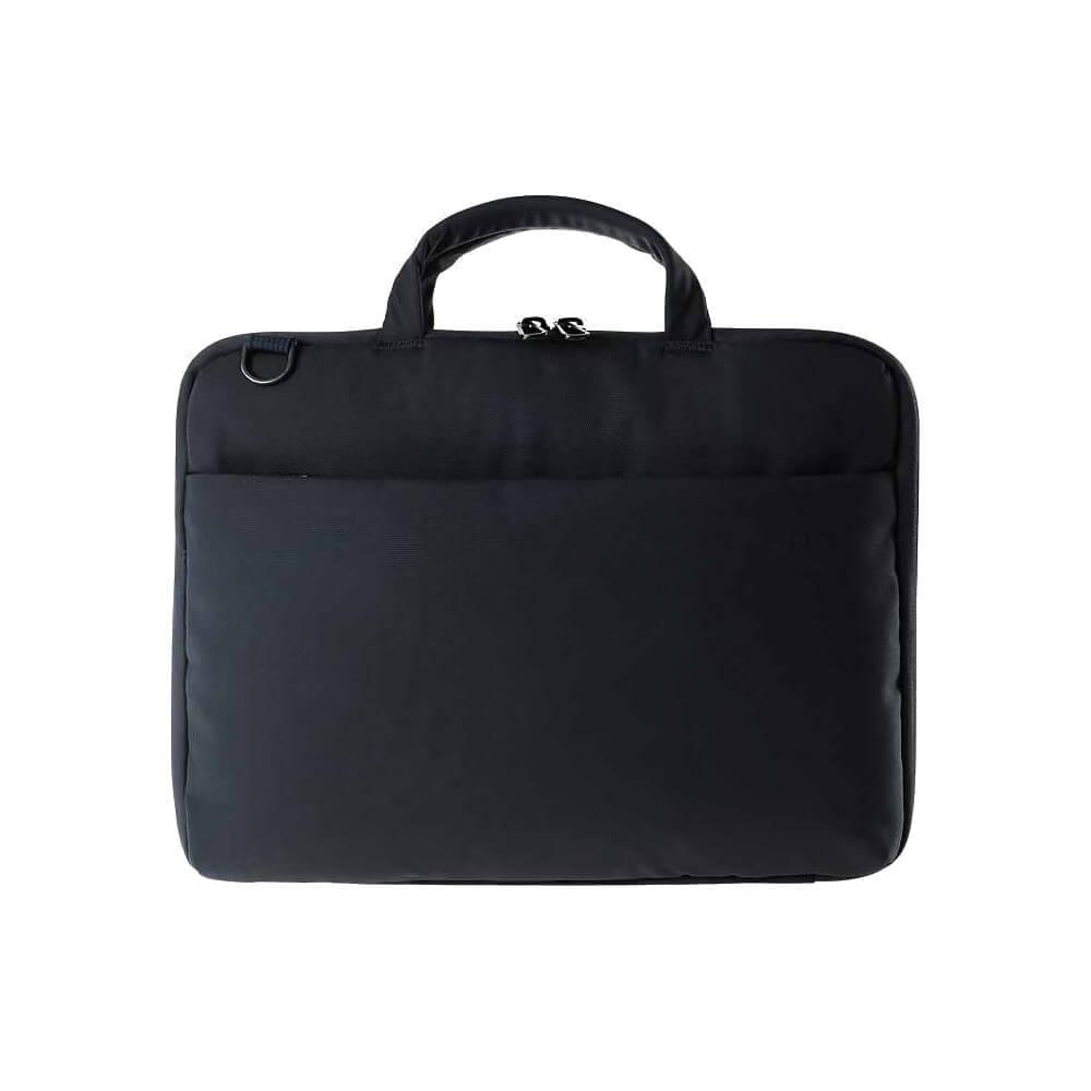 Практична чанта с дръжки за MacBook Pro 13, MacBook Air 13 и лаптопи до 14 инча - Tucano Dark Slim Bag (черен) | JAR Computers Практична чанта с дръжки за MacBook Pro 13, MacBook Air 13 и лаптопи до 14 инча - Tucano Dark Slim Bag (черен)