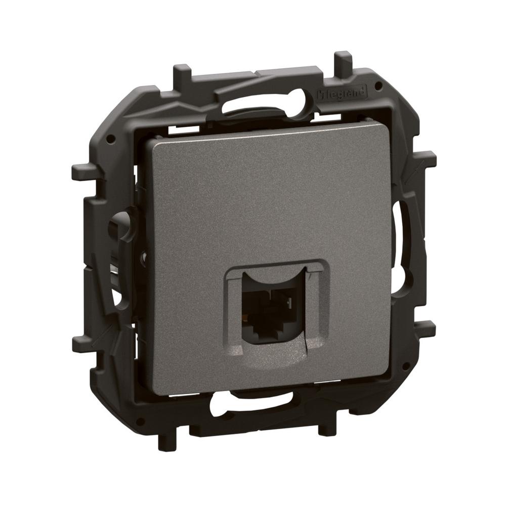 Розетка RJ45 UTP cat.6A Сив - Legrand Niloe New NP4306MG | JAR Computers Розетка RJ45 UTP cat.6A Сив - Legrand Niloe New NP4306MG