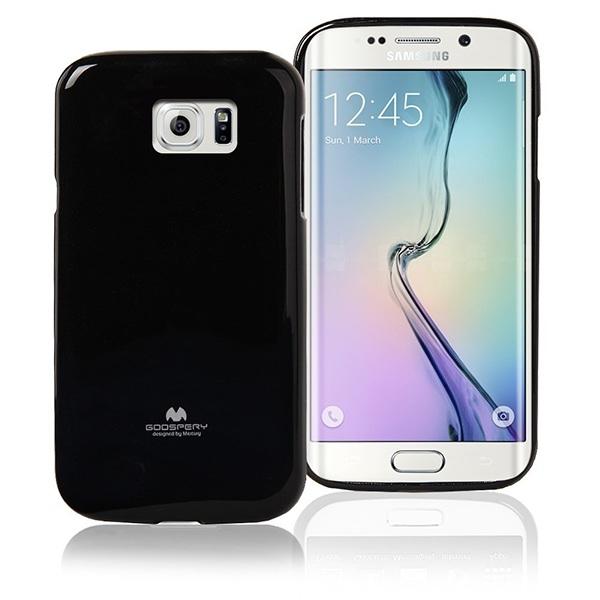 Силиконов (TPU) калъф за Samsung Galaxy S6 Edge - Mercury Goospery Jelly Case (черен) | JAR Computers Силиконов (TPU) калъф за Samsung Galaxy S6 Edge - Mercury Goospery Jelly Case (черен)