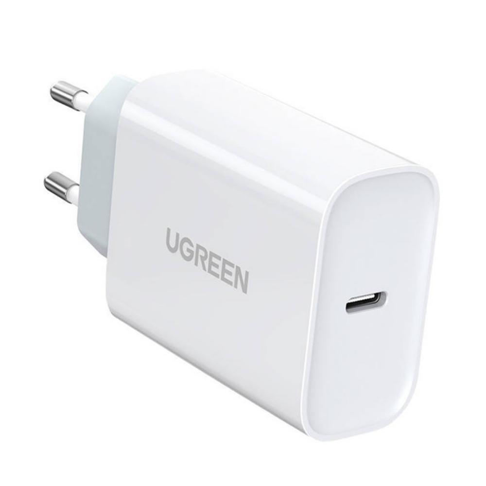 Ugreen Wireless Charger with USB-C Power Delivery Port White (70161B) (UGR70161B) | JAR Computers Ugreen Wireless Charger with USB-C Power Delivery Port White (70161B) (UGR70161B)
