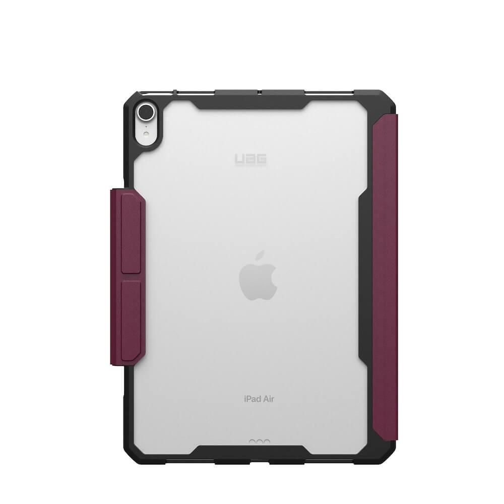 Urban Armor Gear Essential Armor Case - удароустойчив хибриден кейс за iPad Air 11 (2024) (бордо-прозрачен)