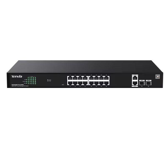 18GE+2SFP Cloud Managed PoE суич,TEG2220P-16-250W | JAR Computers 18GE+2SFP Cloud Managed PoE суич,TEG2220P-16-250W