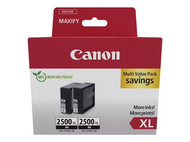 CANON PGI-2500XL Ink Cartridge BK TWIN | JAR Computers CANON PGI-2500XL Ink Cartridge BK TWIN