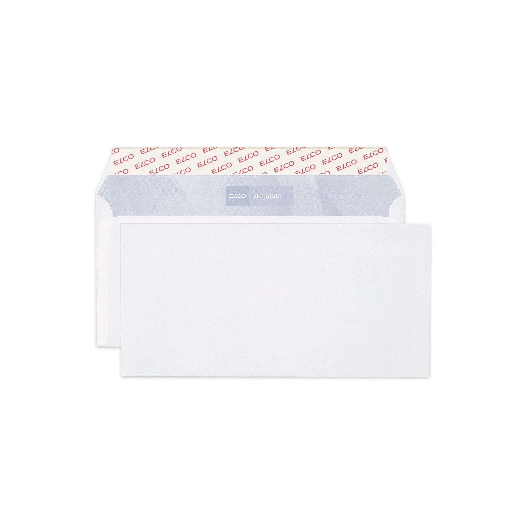 Elco Пощенски плик, C6/5, 114 х 229 mm, 80 g, прав капак със самозалепваща лента, бял, 200 броя | JAR Computers Elco Пощенски плик, C6/5, 114 х 229 mm, 80 g, прав капак със самозалепваща лента, бял, 200 броя