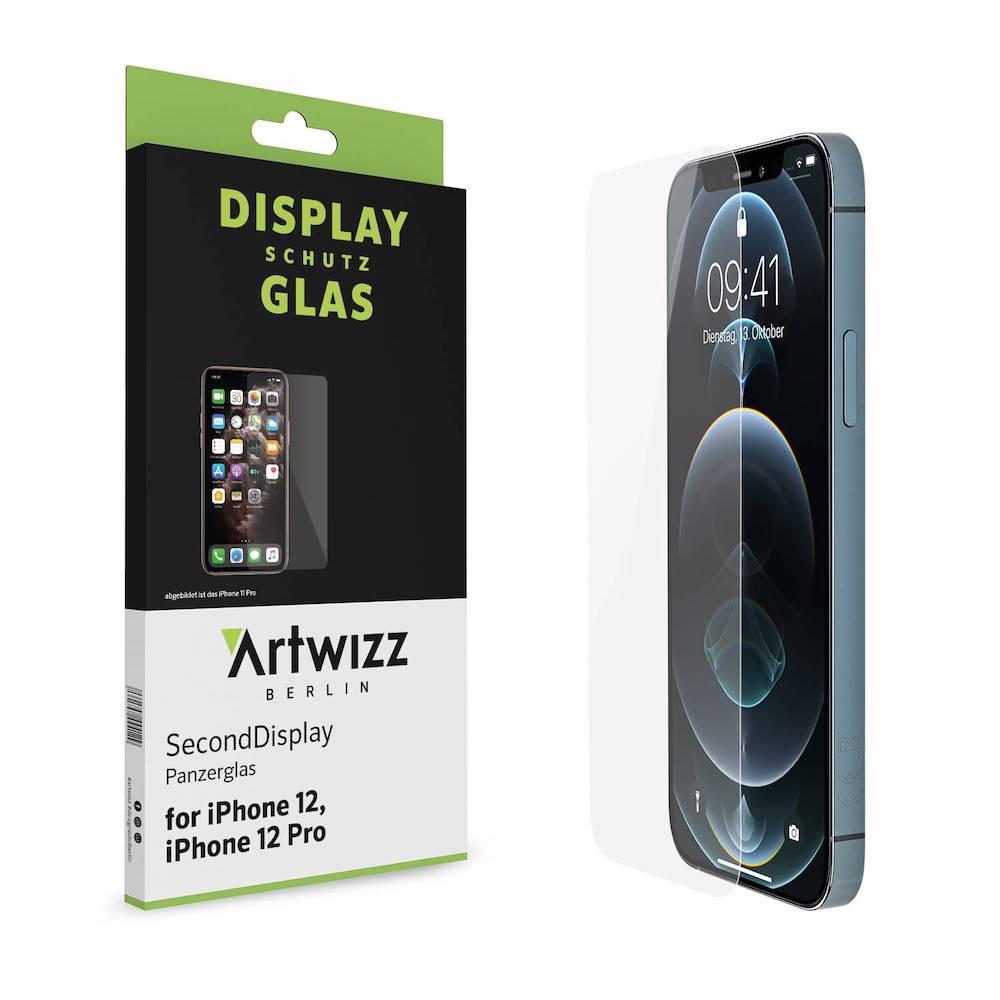 Калено стъклено защитно покритие за дисплея на iPhone 12, iPhone 12 Pro - Artwizz SecondDisplay Glass Protectоr (прозрачен) | JAR Computers Калено стъклено защитно покритие за дисплея на iPhone 12, iPhone 12 Pro - Artwizz SecondDisplay Glass Protectоr (прозрачен)