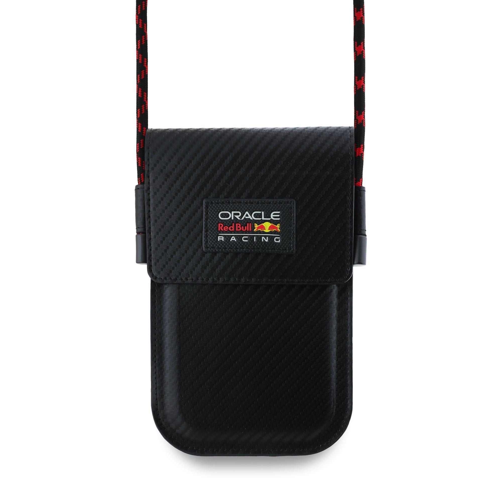 Кожена чанта (портфейл) с презрамка - Red Bull PU Carbon Wallet Phone Bag (черен) | JAR Computers Кожена чанта (портфейл) с презрамка - Red Bull PU Carbon Wallet Phone Bag (черен)