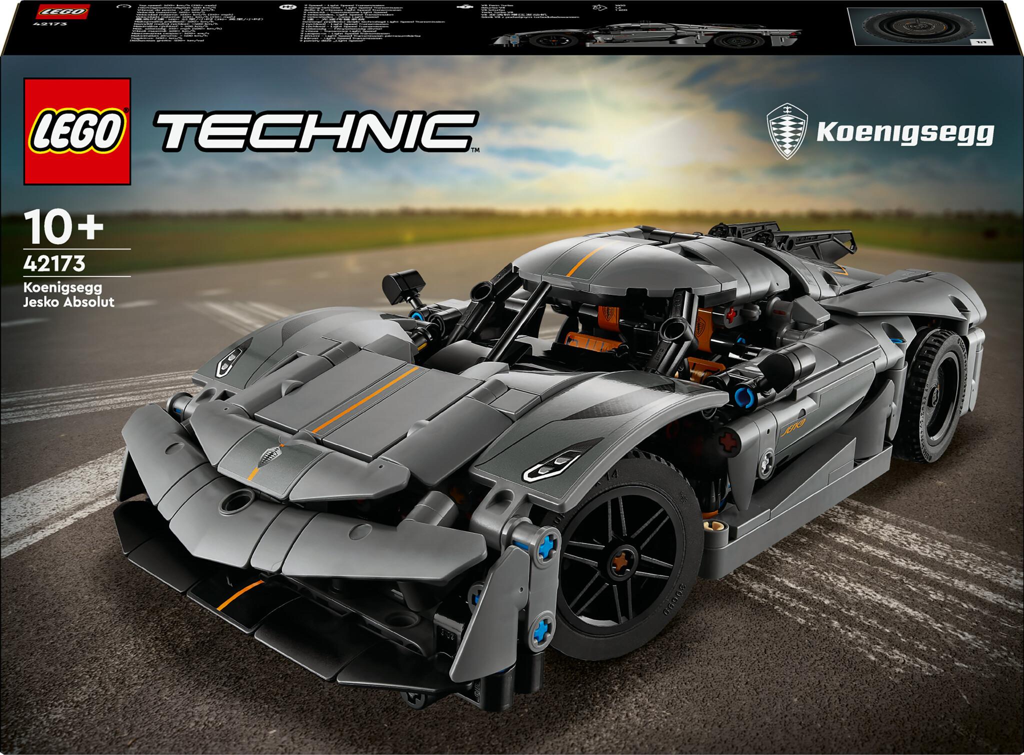 LEGO Technic - Koenigsegg Jesko Absolut Grey Hypercar, 42173 | JAR Computers LEGO Technic - Koenigsegg Jesko Absolut Grey Hypercar, 42173