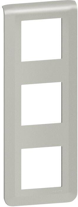 Лицева рамка 3х2 мод. вертикална цвят алуминий Mosaic NEW Legrand | JAR Computers Лицева рамка 3х2 мод. вертикална цвят алуминий Mosaic NEW Legrand