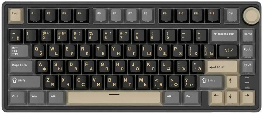 Механична клавиатура Royal Kludge – R75, K Silver, RGB, Phantom | JAR Computers Механична клавиатура Royal Kludge – R75, K Silver, RGB, Phantom