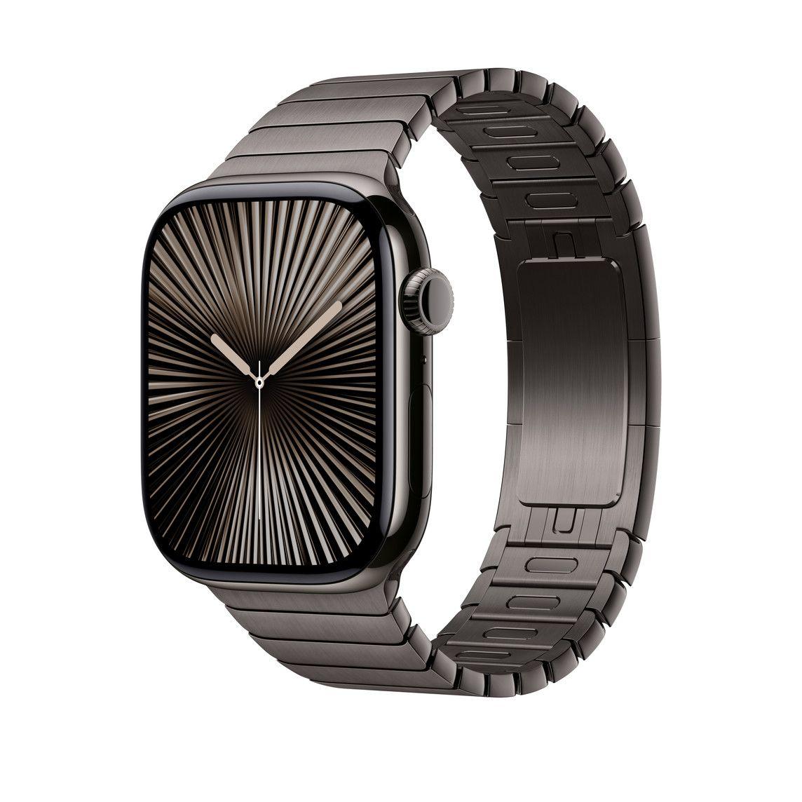 Оригинална стоманена каишка за Apple Watch 44мм, 45мм, 46мм (2024), Ultra, Ultra 2 49мм - Apple Slate Link Bracelet (тъмносив) | JAR Computers Оригинална стоманена каишка за Apple Watch 44мм, 45мм, 46мм (2024), Ultra, Ultra 2 49мм - Apple Slate Link Bracelet (тъмносив)