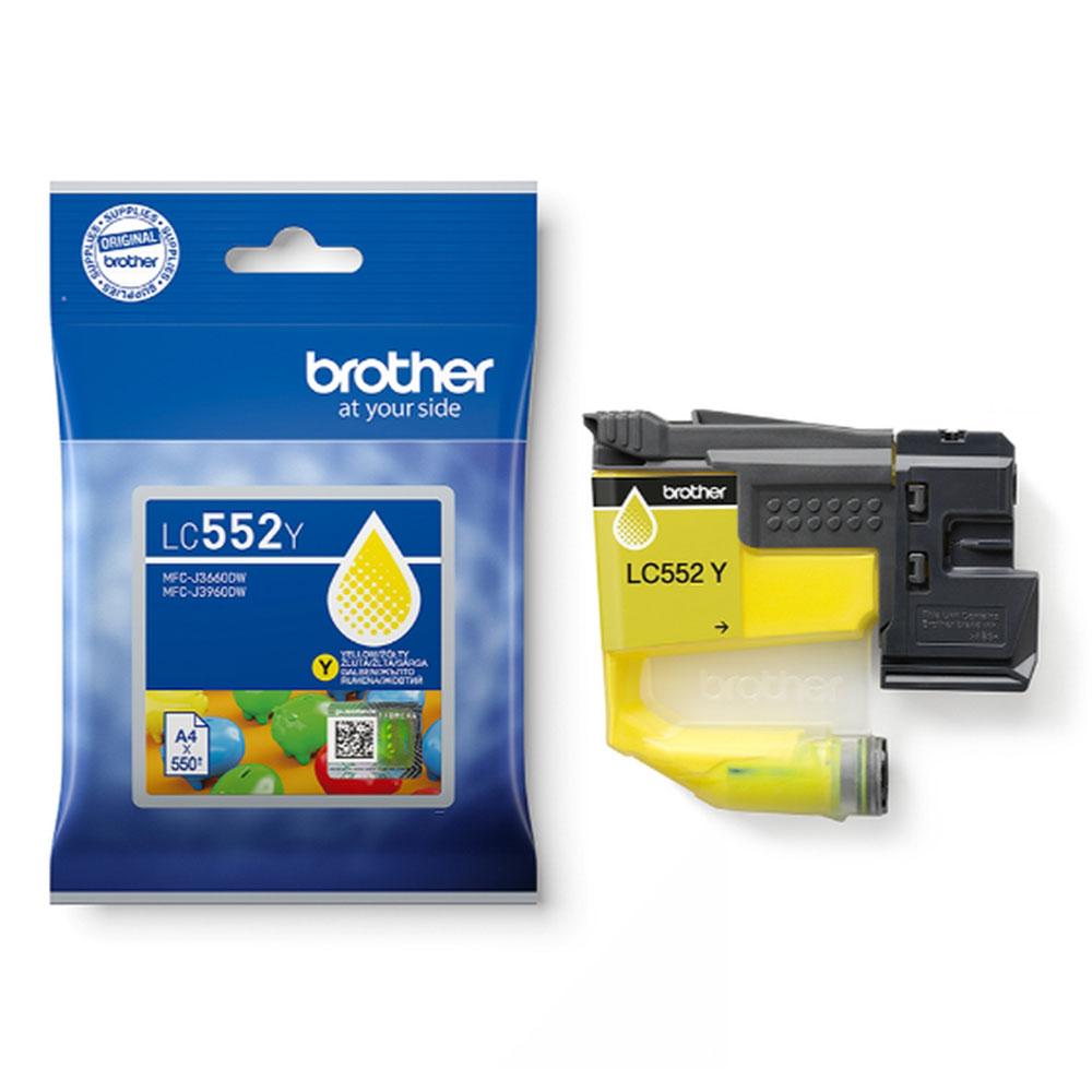 Патрон Brother LC-552 Yel оригинал 0.55k | JAR Computers Патрон Brother LC-552 Yel оригинал 0.55k