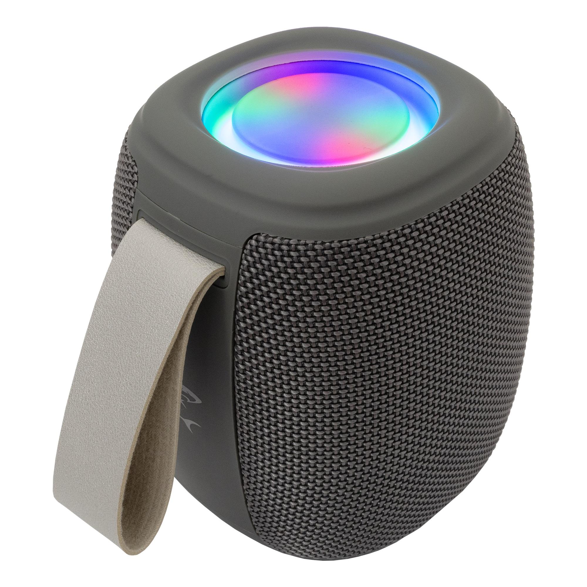 SBOX GBT-888 DHAK GREY :: Тонколонка Bluetooth + FM радио, White Shark DHAK, 5W RMS,1200mAh, сив