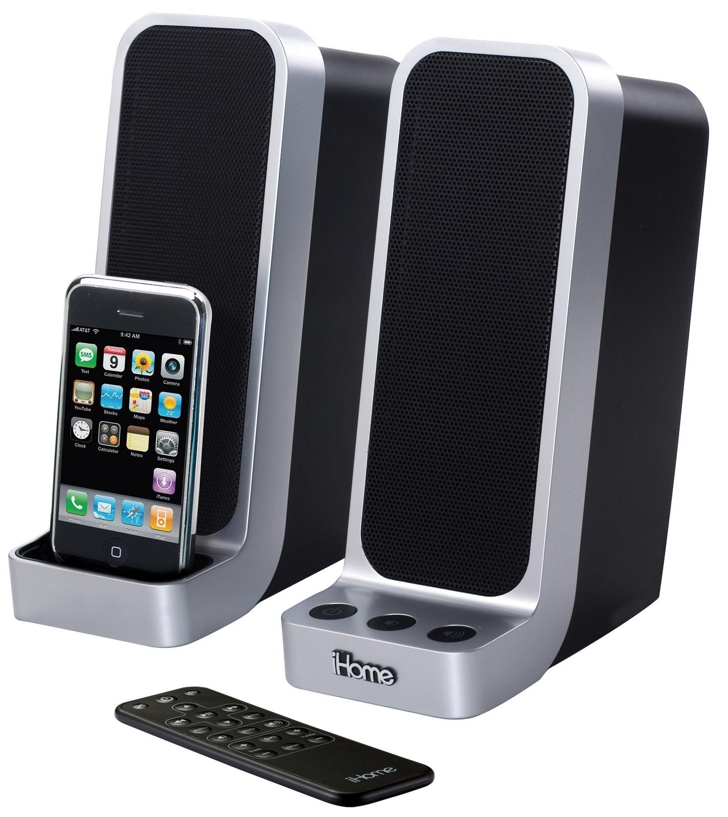 Спийкъри за Mac с док станция за iPhone 2G, iPhone 3G/3GS, iPhone 4/4S и iPod - iHome iP71 Computer Speakers (модели до 2012 година) | JAR Computers Спийкъри за Mac с док станция за iPhone 2G, iPhone 3G/3GS, iPhone 4/4S и iPod - iHome iP71 Computer Speakers (модели до 2012 година)