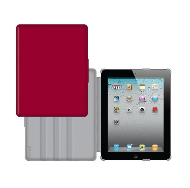 Текстилен калъф с поставка за iPad Mini, iPad mini 2, iPad mini 3 - Griffin Journal Folio Case (червен) | JAR Computers Текстилен калъф с поставка за iPad Mini, iPad mini 2, iPad mini 3 - Griffin Journal Folio Case (червен)