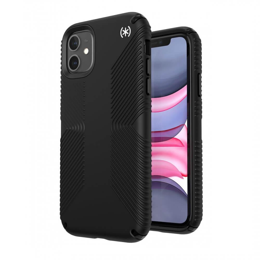 Удароустойчив хибриден кейс за iPhone 11 - Speck Presidio2 Grip Case (черен) | JAR Computers Удароустойчив хибриден кейс за iPhone 11 - Speck Presidio2 Grip Case (черен)