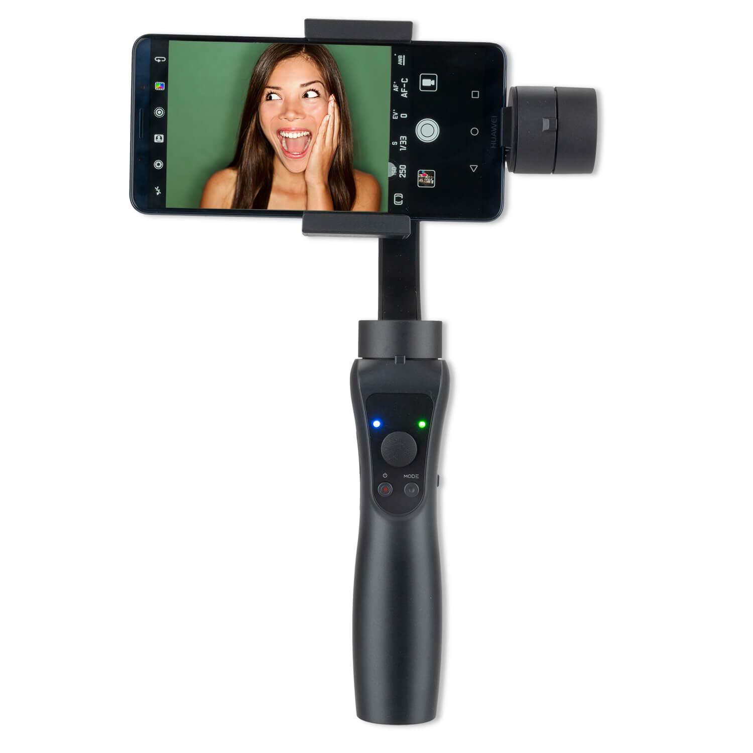 Уникален захващащ стабилизатор за смартфони и GoPro - 4smarts Gimbal FollowMe | JAR Computers Уникален захващащ стабилизатор за смартфони и GoPro - 4smarts Gimbal FollowMe
