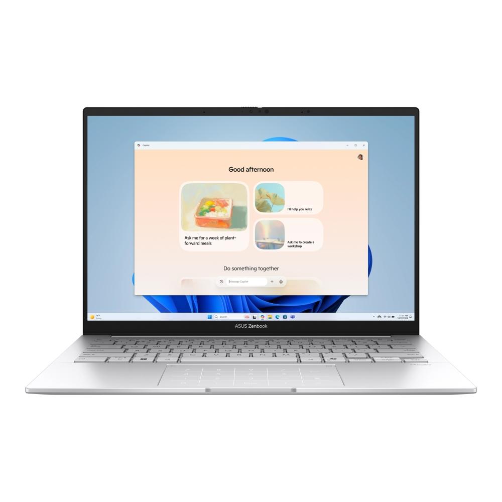 Asus Zenbook UX3405CA-QL278, INTEL ARL H  Ultra 5, 14 " OLED,(1920 x 1200) , 16GB LPDDR5X,1TB  SSD, No OS,AI,  Foggy Silver + Stylus