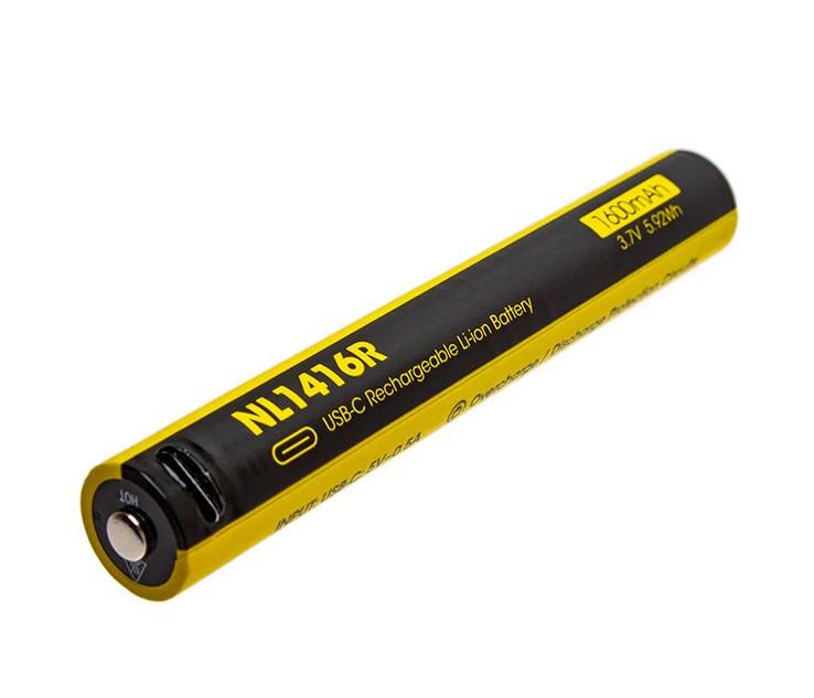 Батерия Nitecore NL1416R с USB за фенер MT2A Pro