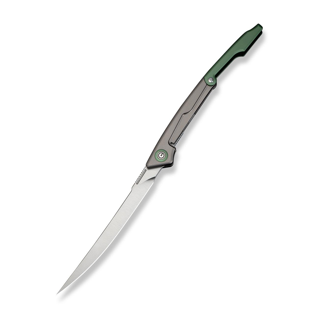Джобен нож CIVIVI Shawka Gray/Green Aluminum | JAR Computers Джобен нож CIVIVI Shawka Gray/Green Aluminum