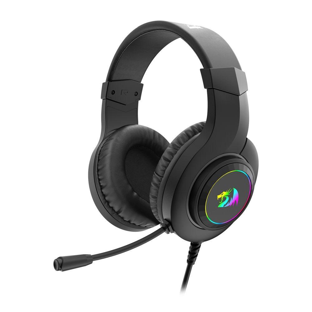 Геймърски слушалки Redragon Hylas H371-RGB USB RGB осветление - черни