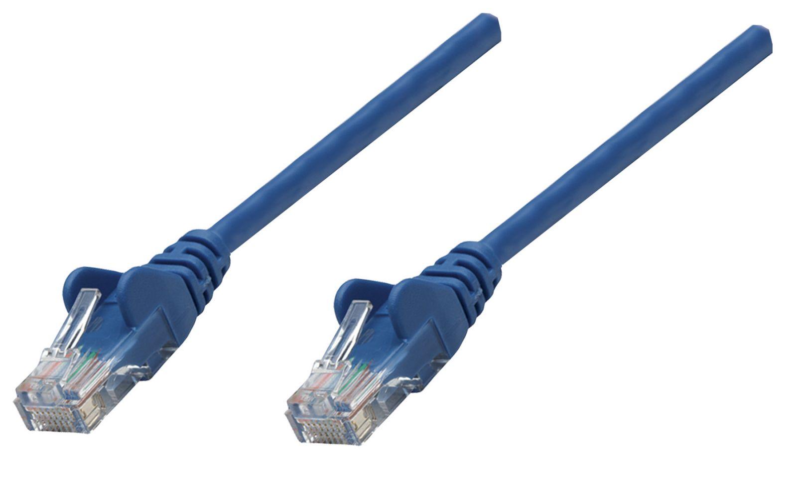 INTELINET 739931 :: Patch кабел Cat.6 UTP 0.25m, син