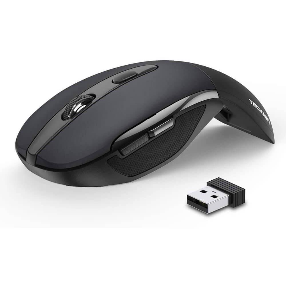 Малка сгъваема безжична мишка (за Mac и PC) - TeckNet EWM01773BA01 Folding 2.4G Wireless Mouse (черна) | JAR Computers Малка сгъваема безжична мишка (за Mac и PC) - TeckNet EWM01773BA01 Folding 2.4G Wireless Mouse (черна)