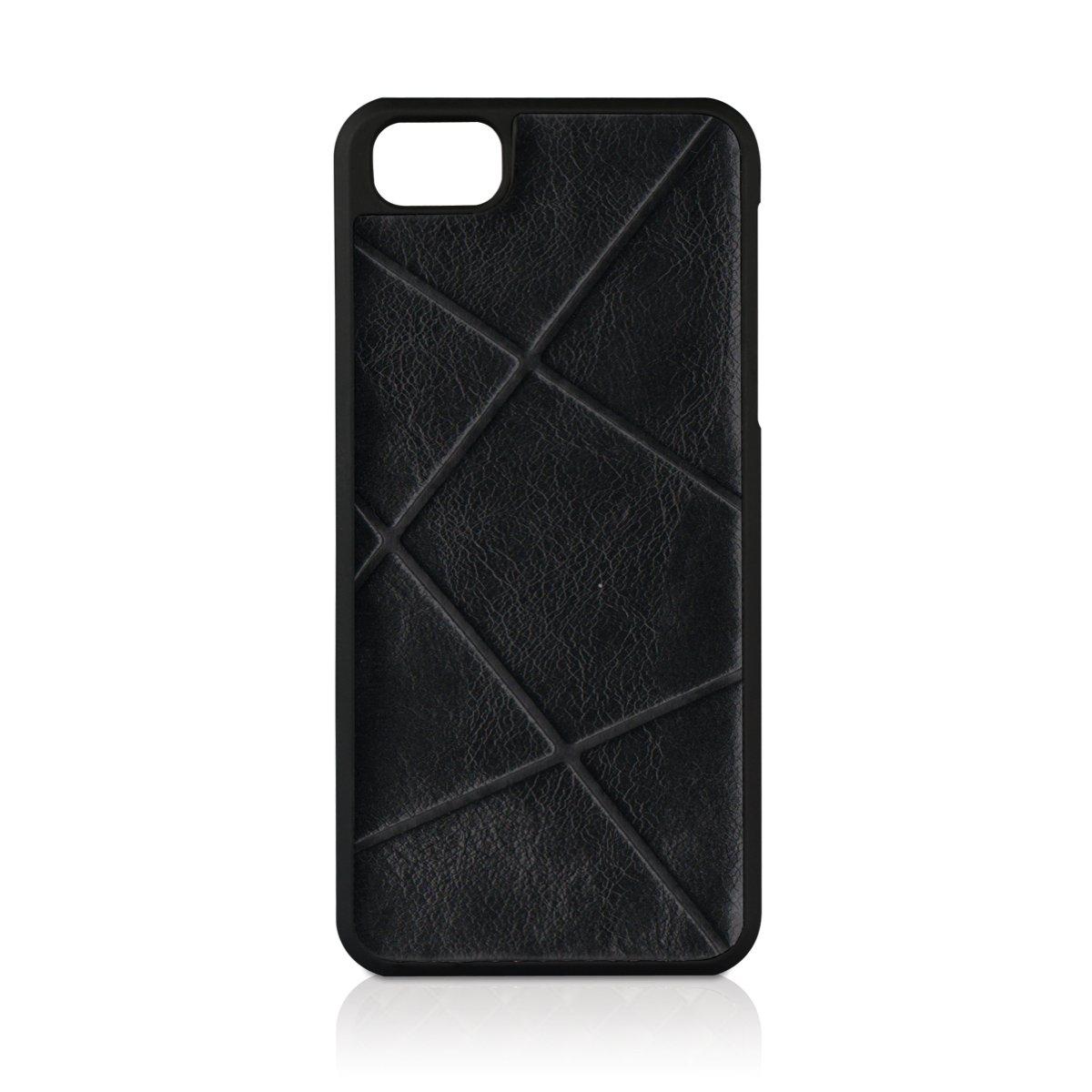 Поликарбонатов кейс с кожено покритие за iPhone 5, iPhone 5S, iPhone SE - Macally Weave (черен) | JAR Computers Поликарбонатов кейс с кожено покритие за iPhone 5, iPhone 5S, iPhone SE - Macally Weave (черен)