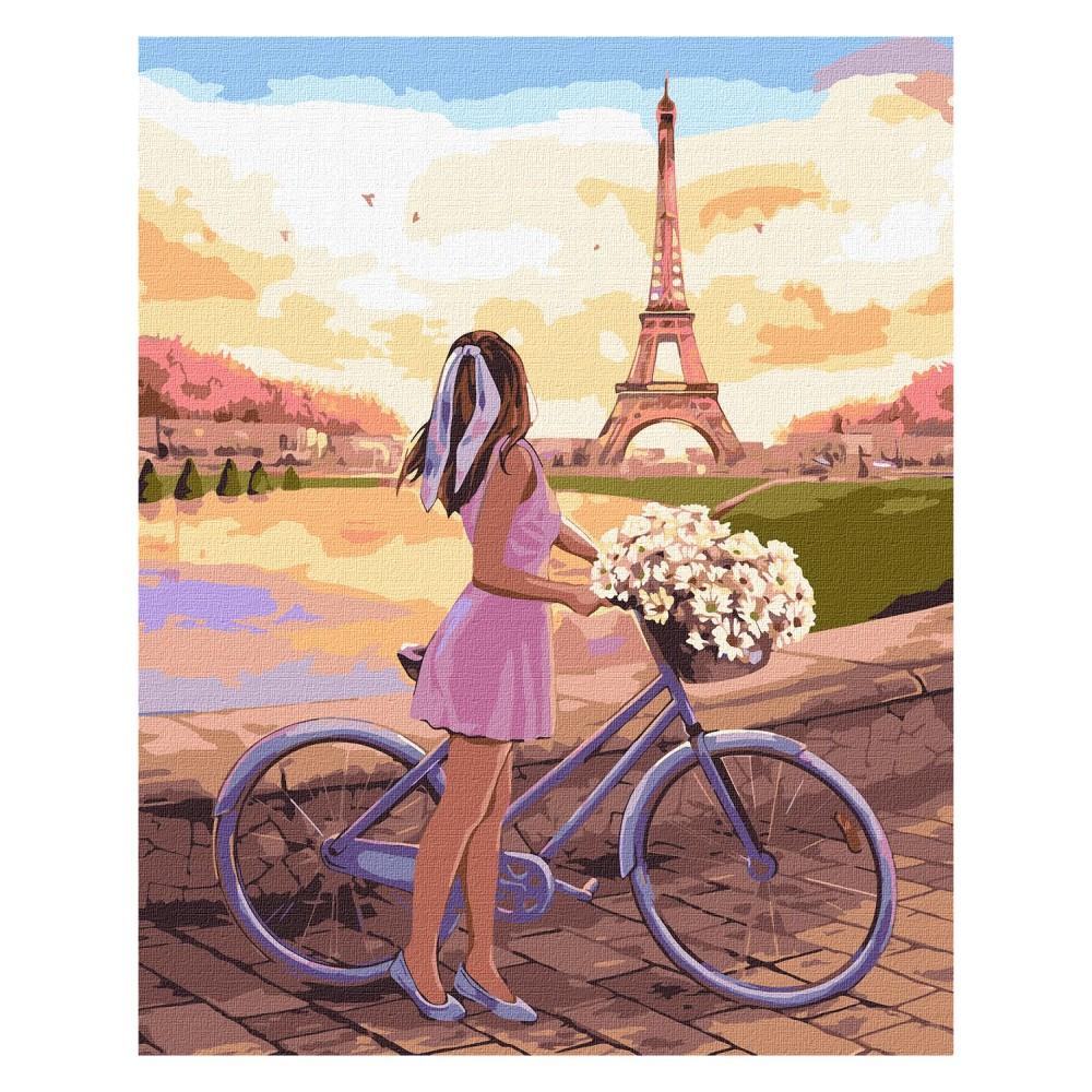 Рисуване по номера IDEYKA, с подрамка, ROMANCE IN PARIS/Романтика в Париж, 40х50 см | JAR Computers Рисуване по номера IDEYKA, с подрамка, ROMANCE IN PARIS/Романтика в Париж, 40х50 см