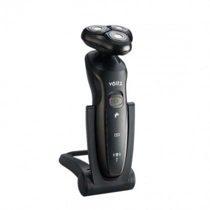 Самобръсначка Voltz V51814A, IPX4, 8500 оборота, 3 глави, USB зареждане, Черен | JAR Computers Самобръсначка Voltz V51814A, IPX4, 8500 оборота, 3 глави, USB зареждане, Черен