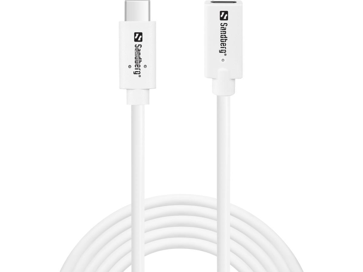 Sandberg USB-C - C M-F USB 3.1 100W, 2M | JAR Computers Sandberg USB-C - C M-F USB 3.1 100W, 2M