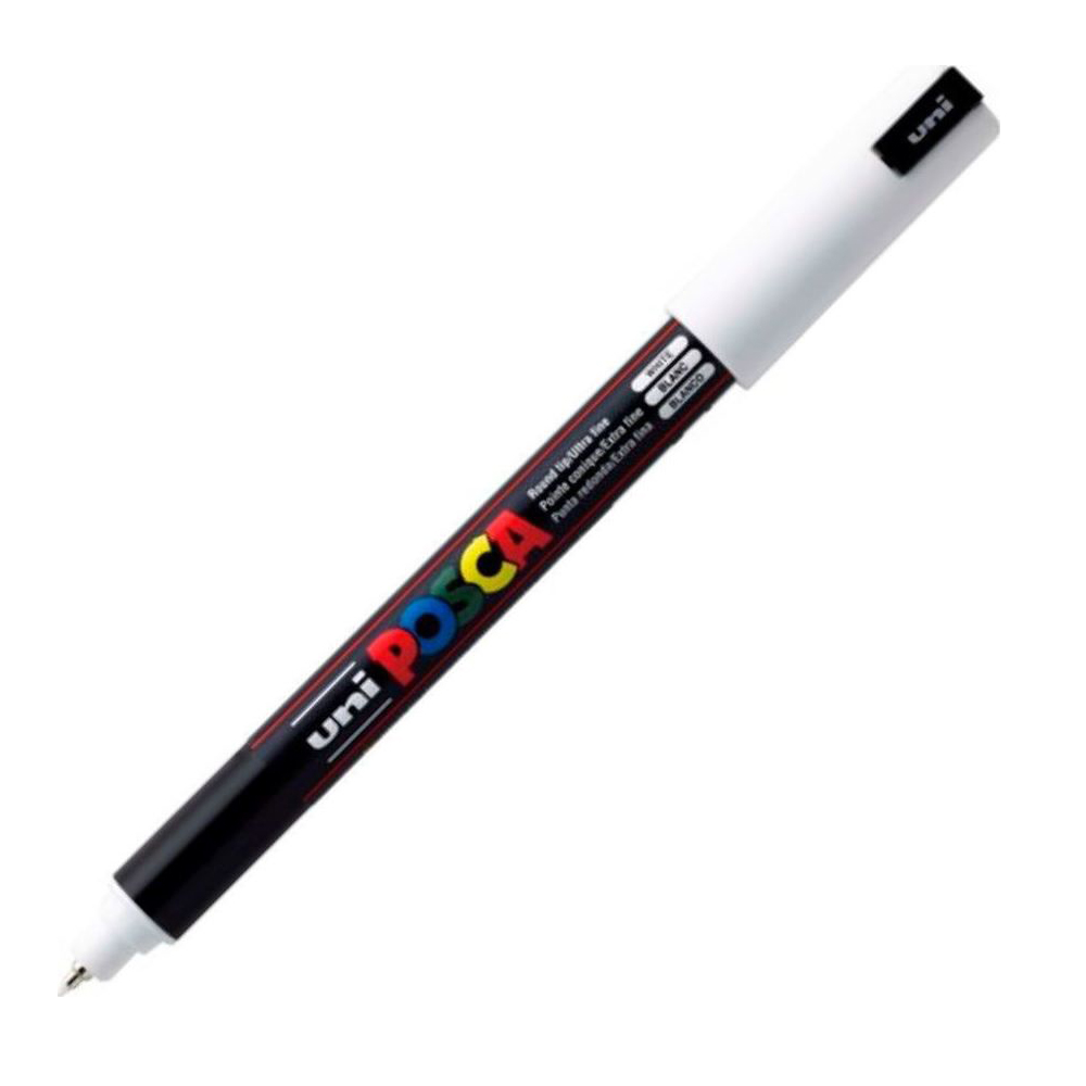Uni-Ball Markers Posca Pc-1Mr Extra Fine White (PC1MREXFWH) (UNIPC1MREXFWH)