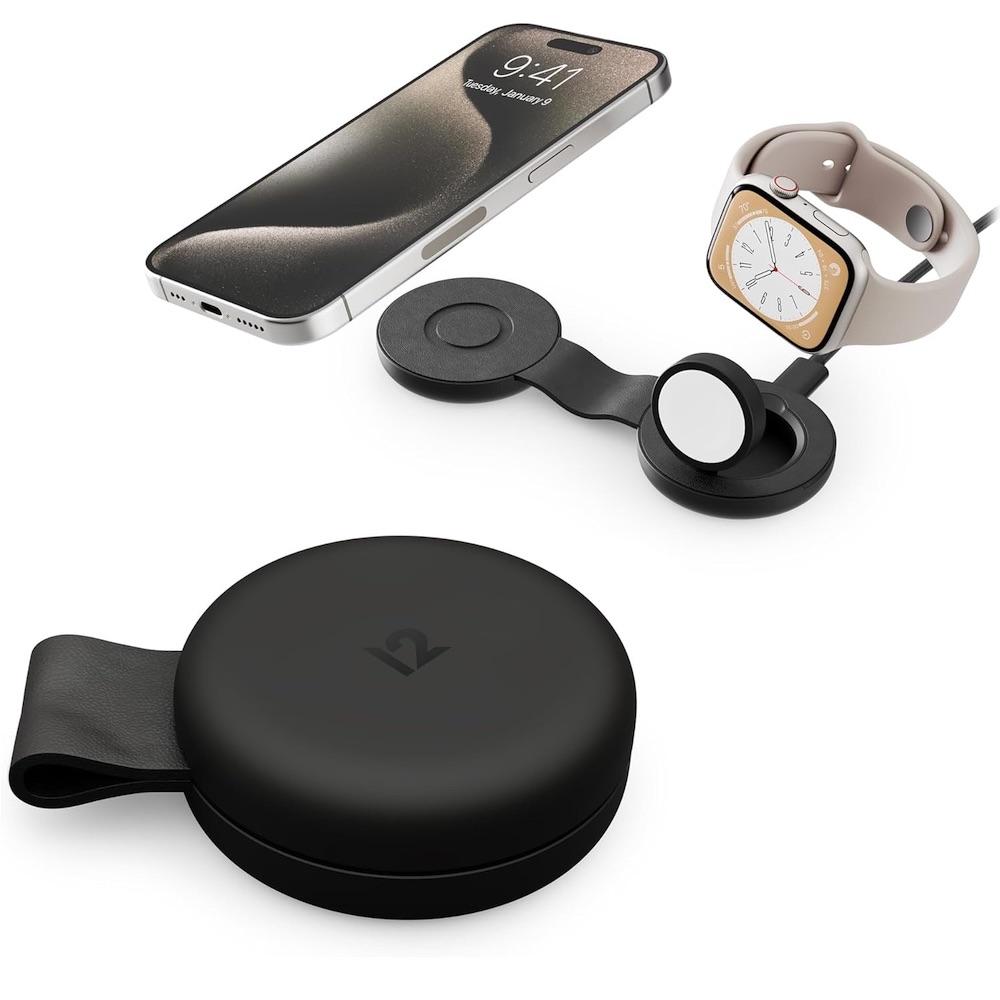 Двойна поставка (пад) за безжично зареждане за iPhone с Magsafe и Apple Watch - TwelveSouth ButterFly SE 2-in-1 Qi2 Magnetic Wireless Charging Pad 15W | JAR Computers Двойна поставка (пад) за безжично зареждане за iPhone с Magsafe и Apple Watch - TwelveSouth ButterFly SE 2-in-1 Qi2 Magnetic Wireless Charging Pad 15W
