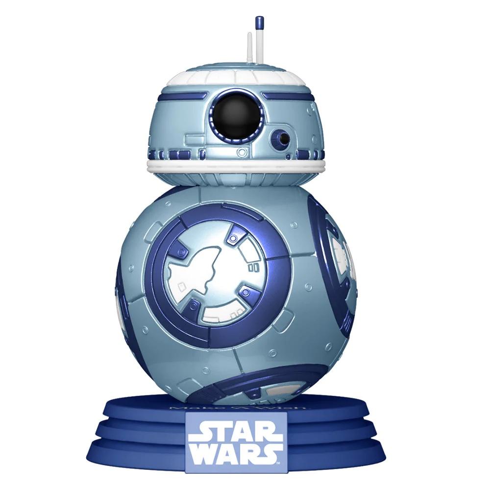 Фигурка Funko POP! Disney: Star Wars - Make a Wish - BB-8 (Metallic) #SE Bobble-Head