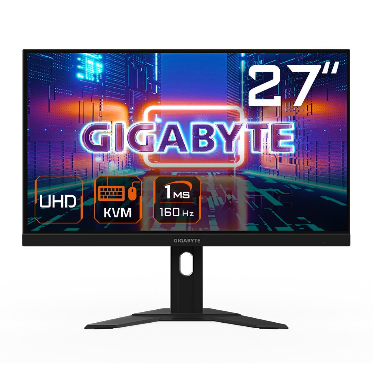 GIGABYTE M27U 27" 4K UHD Gaming Monitor - 3840 x 2160, 160Hz, 1ms, 400 cd/m², FreeSync Premium Pro, HDR 600, HDMI 2.1, Displayport 1.4 | JAR Computers GIGABYTE M27U 27" 4K UHD Gaming Monitor - 3840 x 2160, 160Hz, 1ms, 400 cd/m², FreeSync Premium Pro, HDR 600, HDMI 2.1, Displayport 1.4