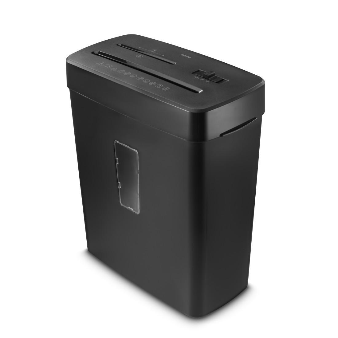 HAMA Шредер &bdquo;Prime M50CD-B&ldquo;, ниво на сигурност P5 T2 E2 O1, черен
