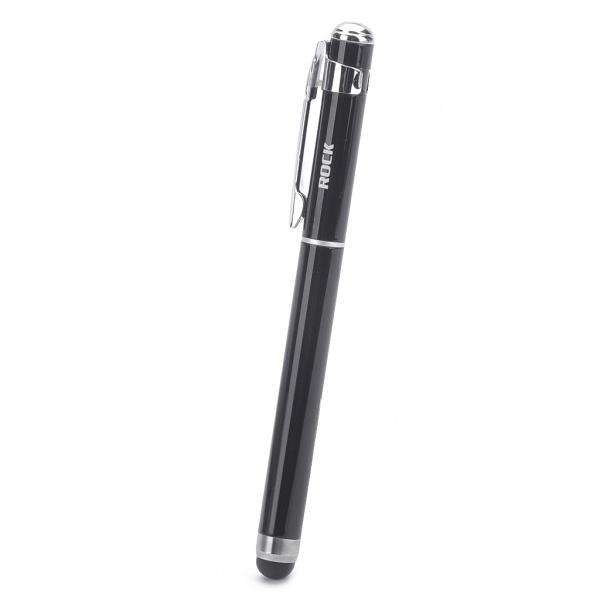 Химикал и писалка в едно за смартфони и таблети - Rock Ink Ball Pen 2 in 1 (черен) | JAR Computers Химикал и писалка в едно за смартфони и таблети - Rock Ink Ball Pen 2 in 1 (черен)