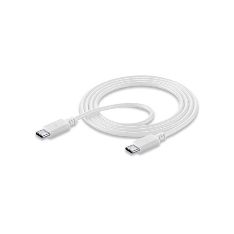 Кабел Cellularline Type-C to Type-C M-M 1.2M | JAR Computers Кабел Cellularline Type-C to Type-C M-M 1.2M