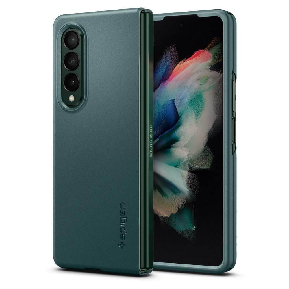 Качествен поликарбонатов кейс за Samsung Galaxy Z Fold 3 - Spigen AirSkin Case (зелен) | JAR Computers Качествен поликарбонатов кейс за Samsung Galaxy Z Fold 3 - Spigen AirSkin Case (зелен)