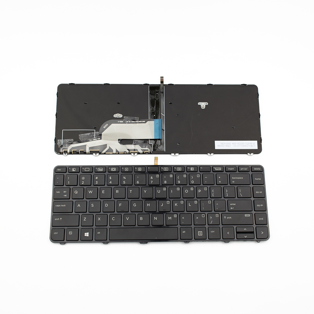 Клавиатура за лаптоп HP 430 G3 430 G4 440 G3 440 G4 Черна с Черна Рамка и Подсветка / Black Frame Black with Backlit | JAR Computers Клавиатура за лаптоп HP 430 G3 430 G4 440 G3 440 G4 Черна с Черна Рамка и Подсветка / Black Frame Black with Backlit