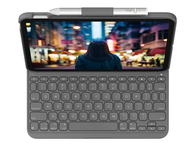 LOGITECH Slim Folio for iPad 10th gen - GREY - (FR) - CENTRAL