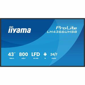 Монитор IIYAMA LH4366UHSB-B1AG 43IN, MediaTek 4 GB, 32 GB ARM Mali-G52, Android | JAR Computers Монитор IIYAMA LH4366UHSB-B1AG 43IN, MediaTek 4 GB, 32 GB ARM Mali-G52, Android