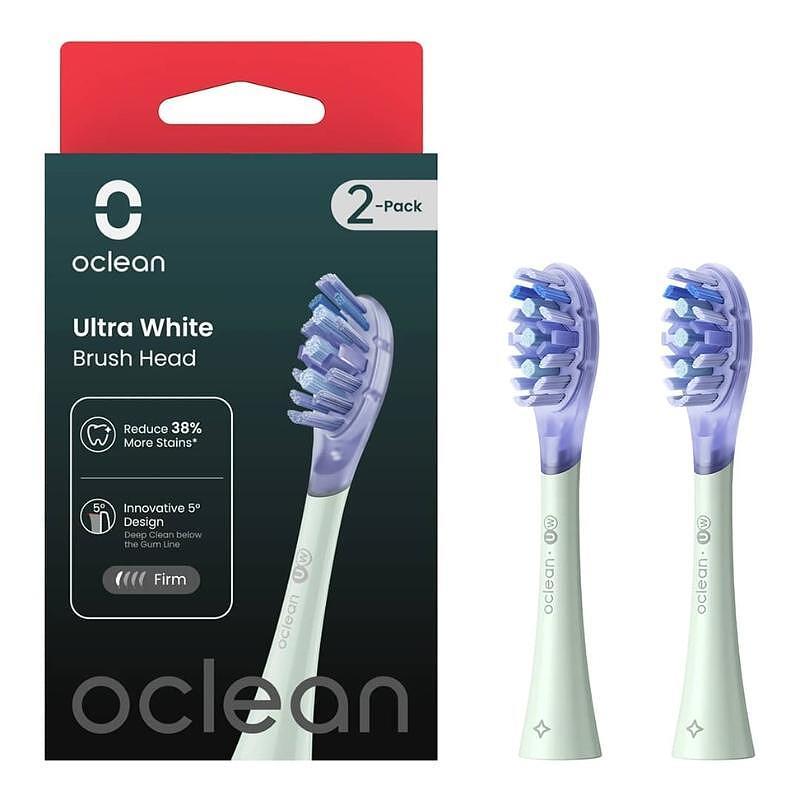 Накрайник за четки за зъби Oclean Ultra White Brush Head 2 pcs Green UW01 G02