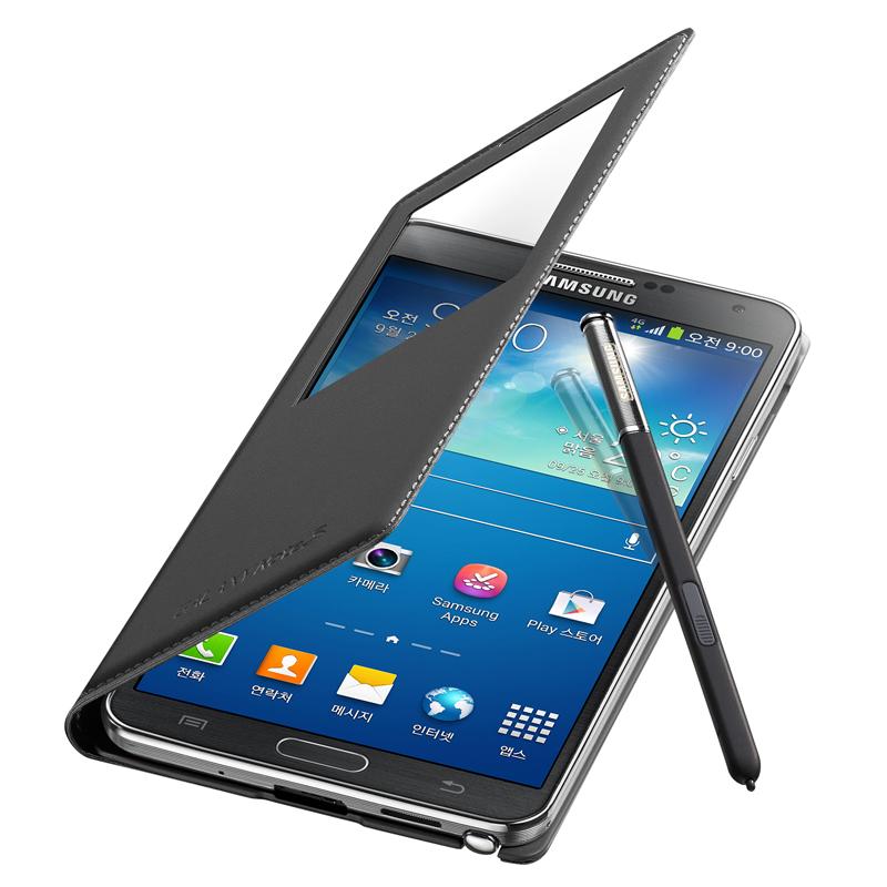 Оригинален кожен калъф за Samsung Note 3 - Samsung S-View Cover EF-CN900 (черен) | JAR Computers Оригинален кожен калъф за Samsung Note 3 - Samsung S-View Cover EF-CN900 (черен)