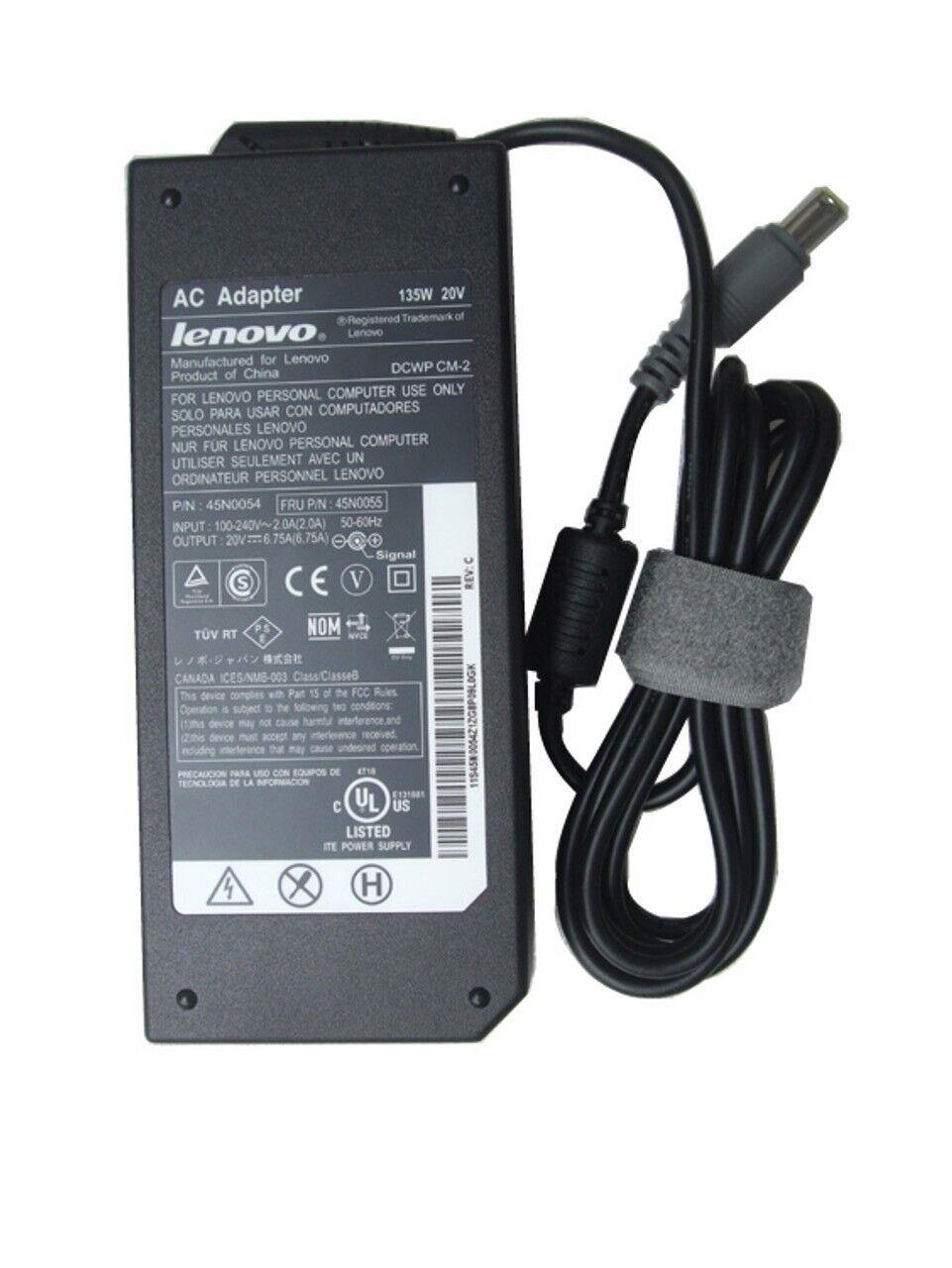 Оригинално Зарядно за лаптоп Lenovo - 20V / 6.75A / 135W - (7.9x5.5) - Употребявано | JAR Computers Оригинално Зарядно за лаптоп Lenovo - 20V / 6.75A / 135W - (7.9x5.5) - Употребявано
