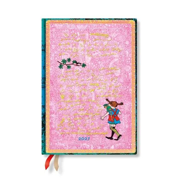 Paperblanks Планер Pippi Longstocking, Midi, 1 ден на страница, твърда корица, 216 листа, за 2027 година | JAR Computers Paperblanks Планер Pippi Longstocking, Midi, 1 ден на страница, твърда корица, 216 листа, за 2027 година