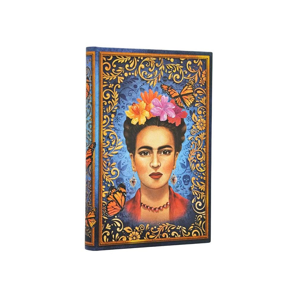 Paperblanks Тефтер Viva Frida, Mini, твърда корица, широки редове, 88 листа