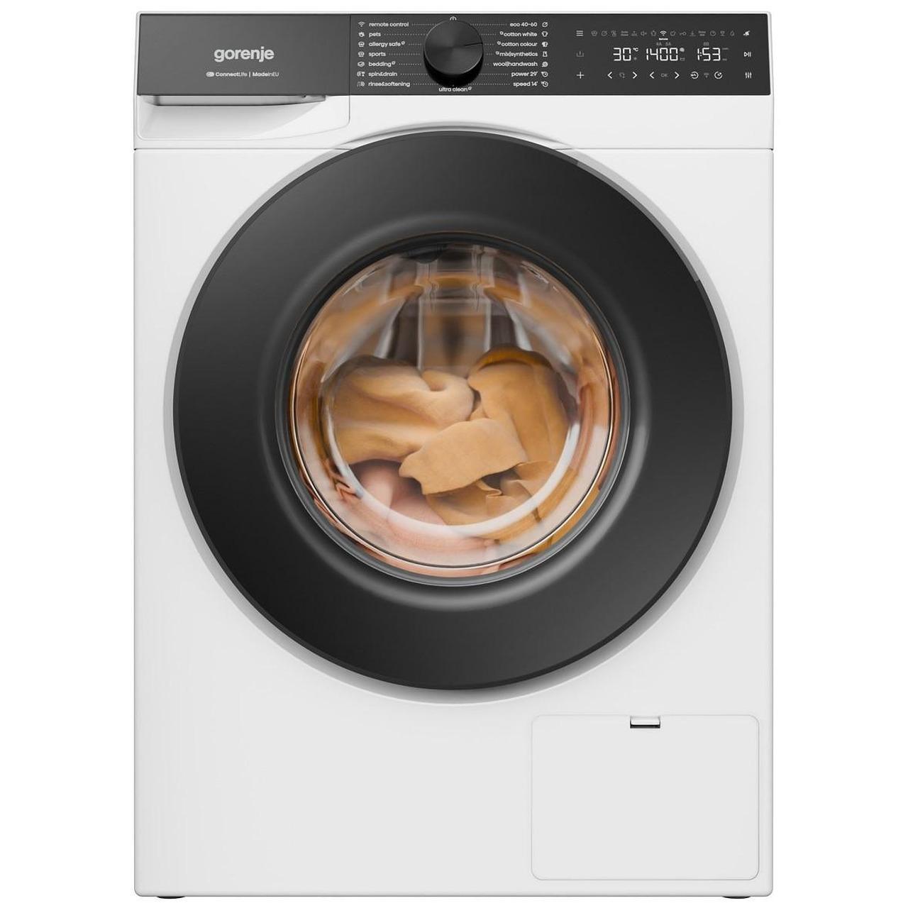Пералня Gorenje WG684A31 , 1400 об./мин., 8.00 kg, A , Бял