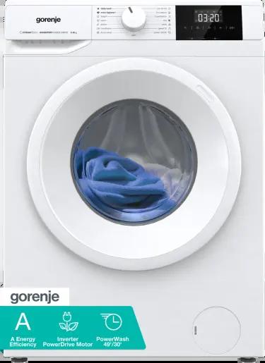 Пералня Gorenje WNGPI62SAS , 1200 об./мин., 6.00 kg, A , Бял